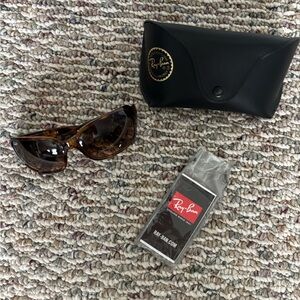 Ray-Ban Tortoise Sunglasses with Case